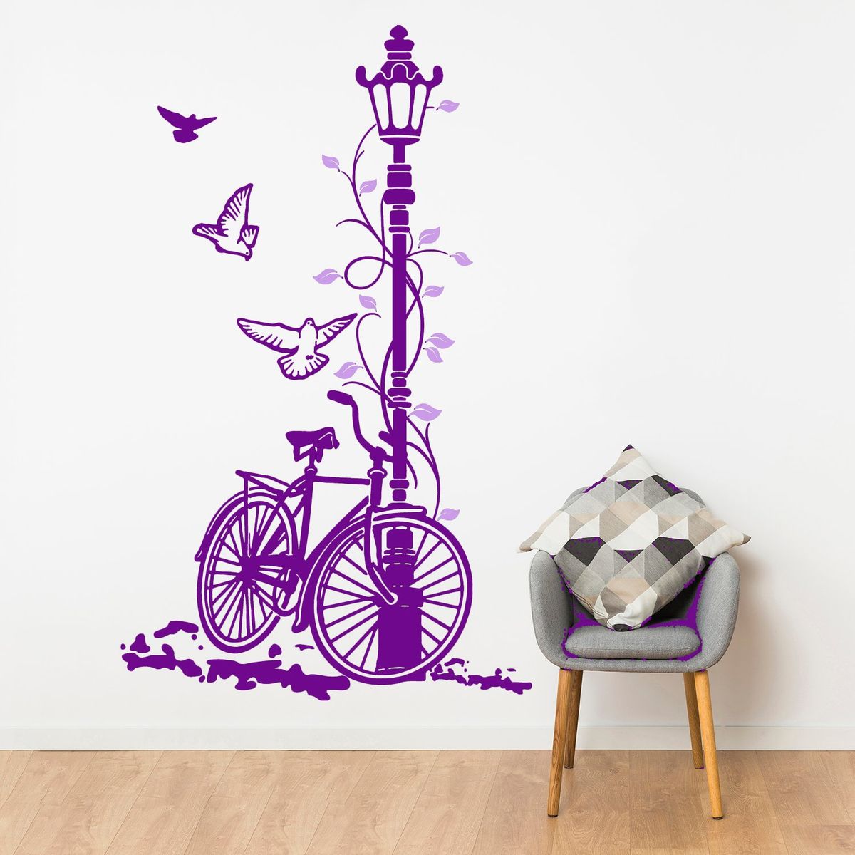 STICKART - Vinilo Bcicleta Y Farol