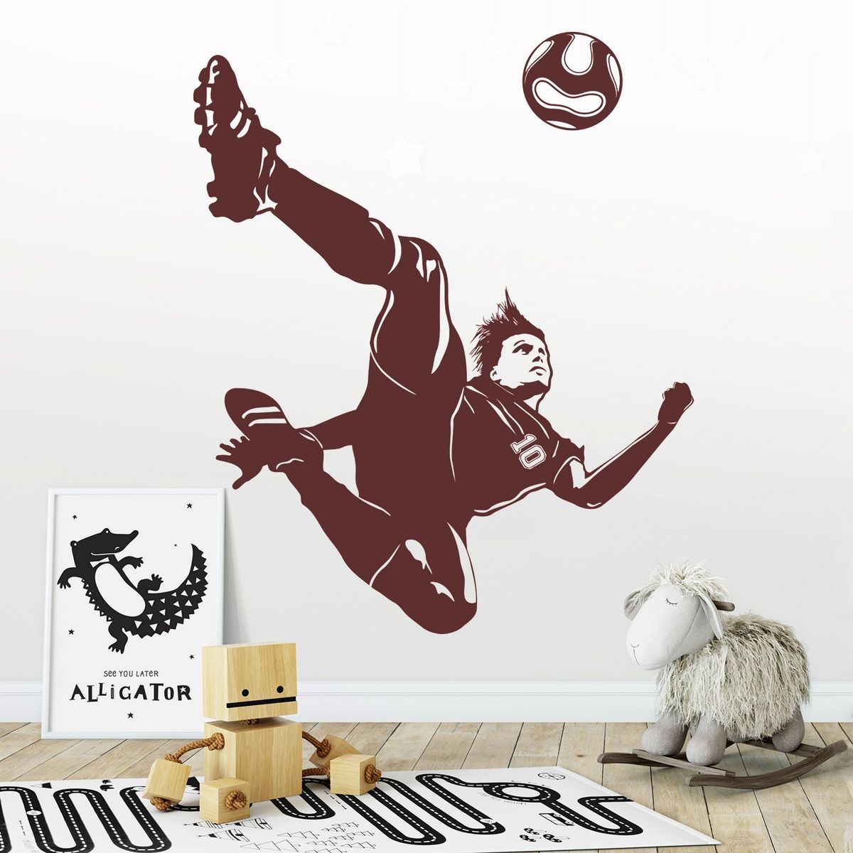 STICKART - Vinilo Jugador De Fútbol