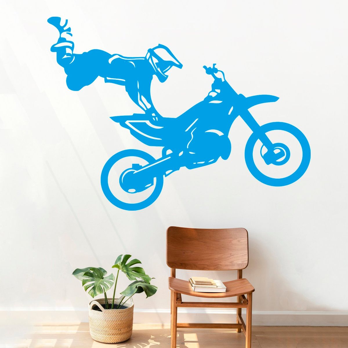 STICKART - Vinilo Acróbata En Moto