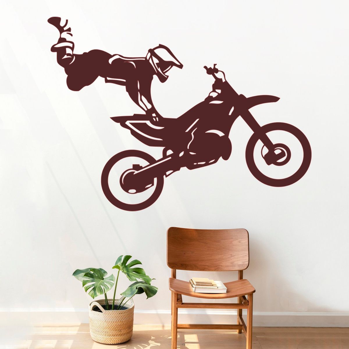 STICKART - Vinilo Acróbata En Moto
