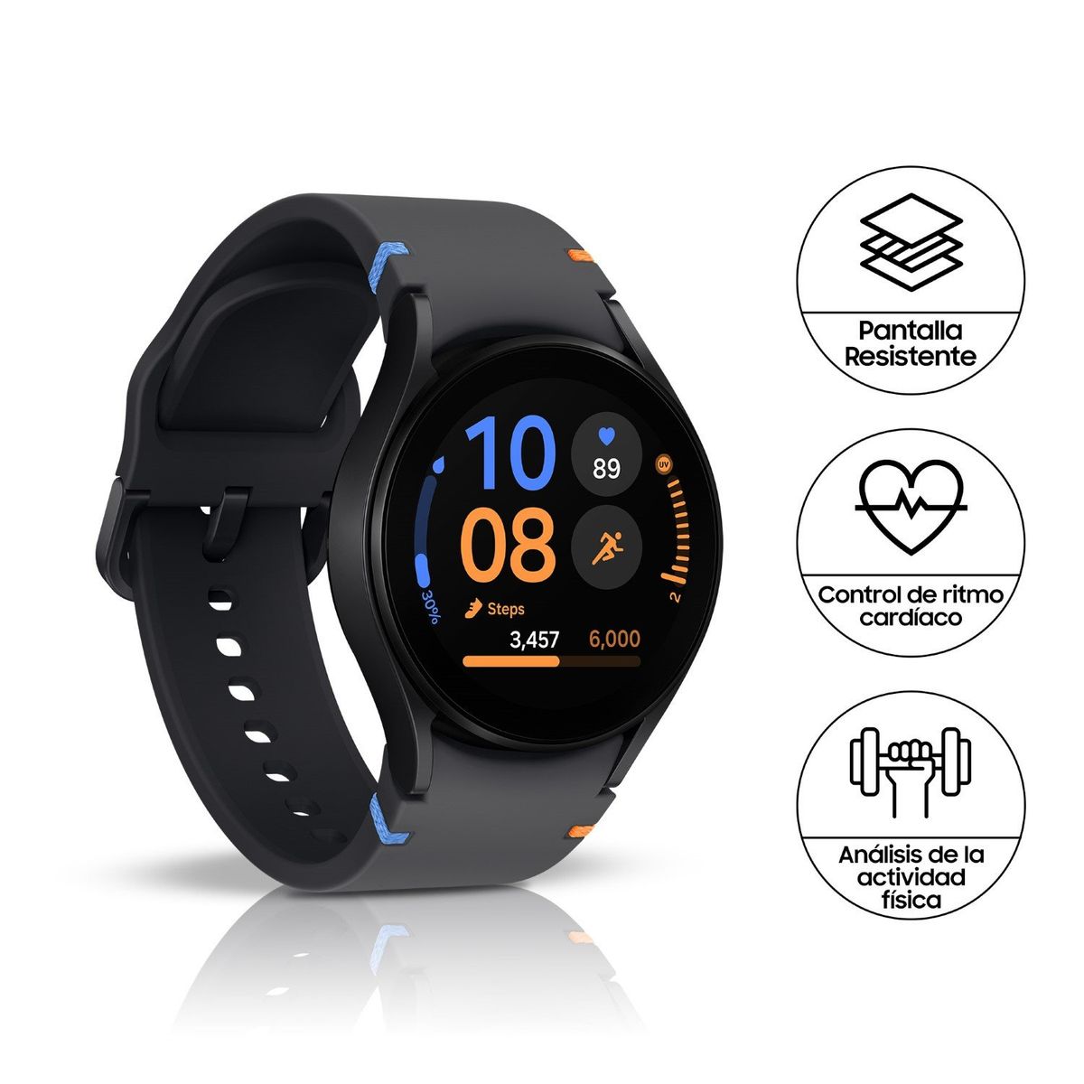 SAMSUNG - Galaxy Watch Fe Black