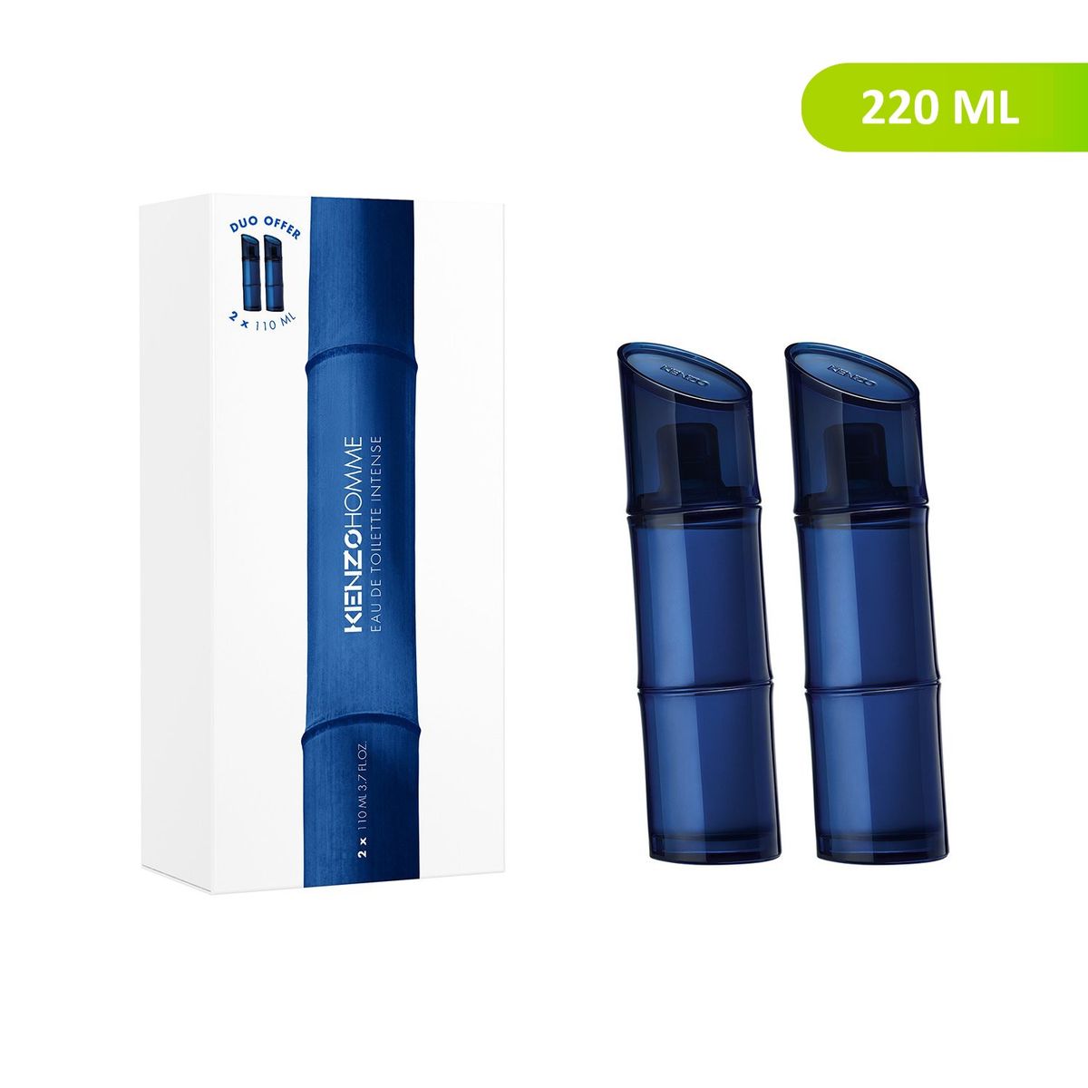 KENZO - Kenzo Homme Edt Intense 220 ml - 2 x 110 ml c/u