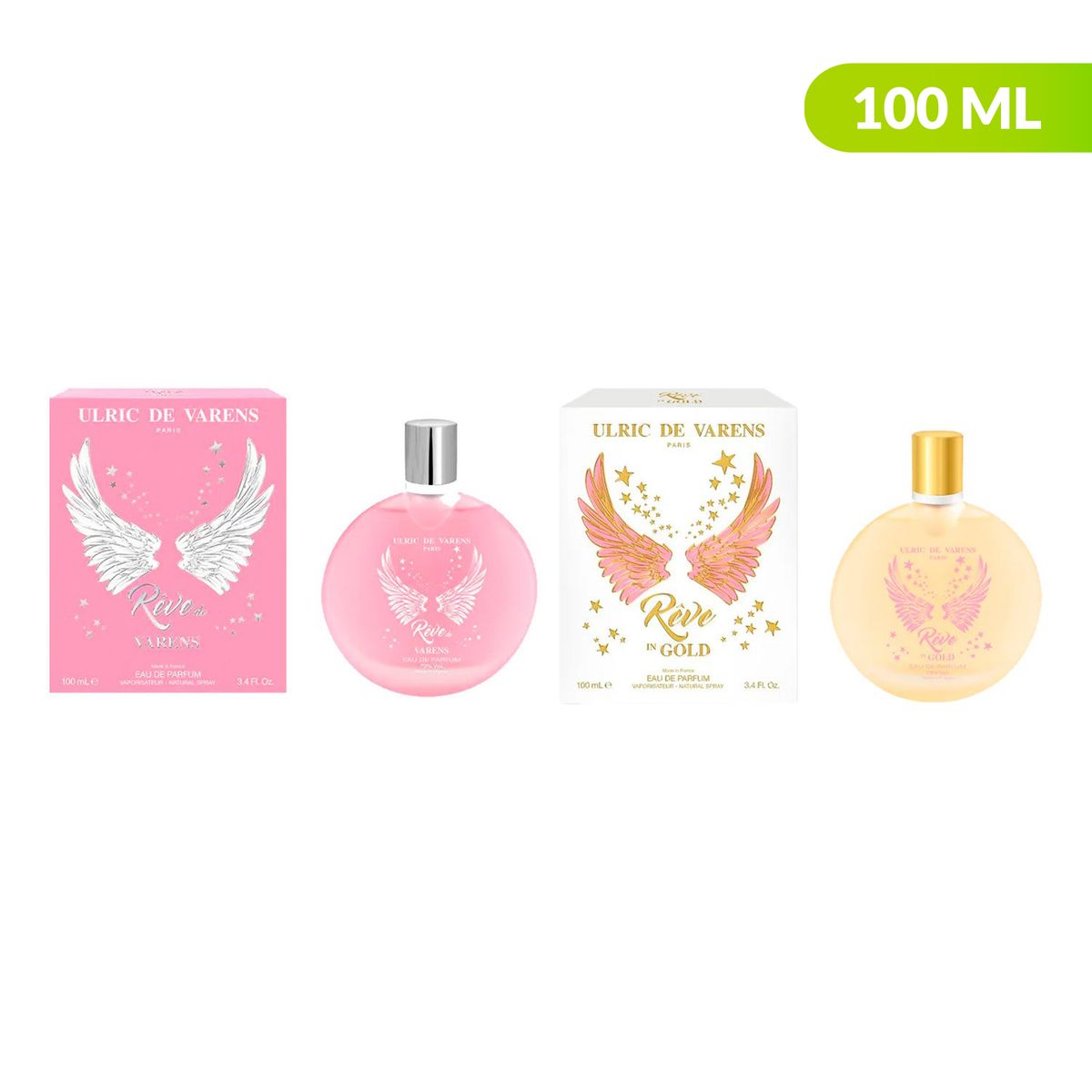 ULRIC DE VARENS - Pack Reve + Reve In Gold Edp 100 Ml Mujer