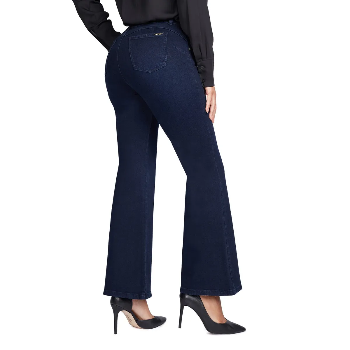 VRP BY VIVIANA RIVAS PLATA - Jean Flare Tiro Alto Mujer Vrp By Viviana Rivas Plata.