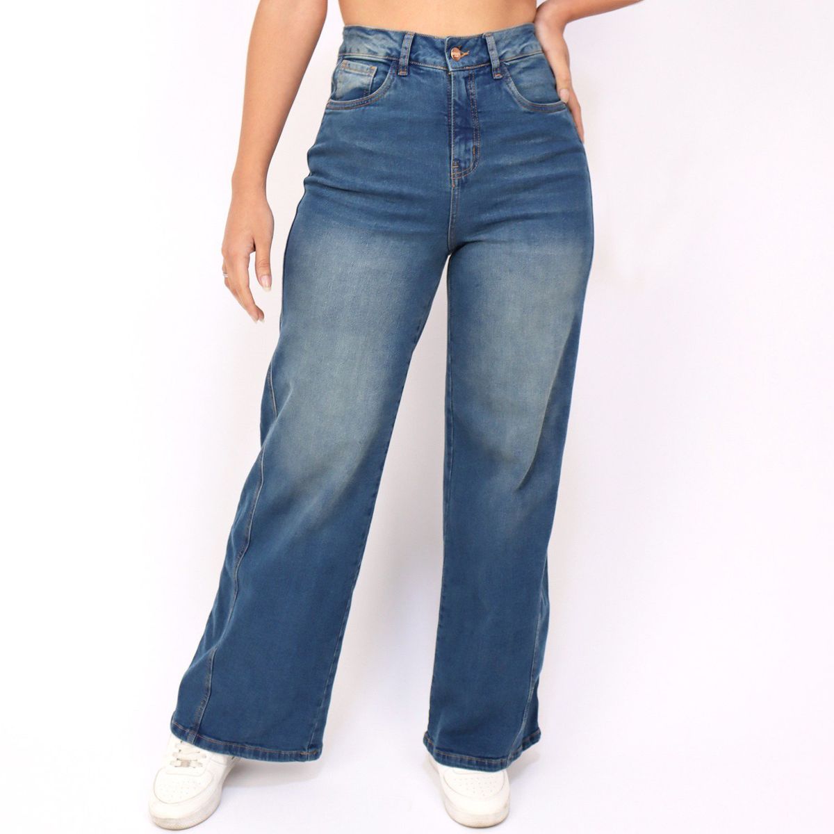 KAYRA POBLET - Jean Wide Leg Mujer Kayra Poblet