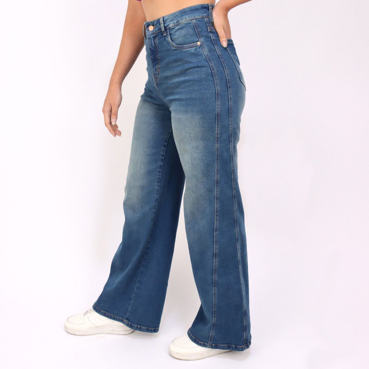 KAYRA POBLET - Jean Wide Leg Mujer Kayra Poblet
