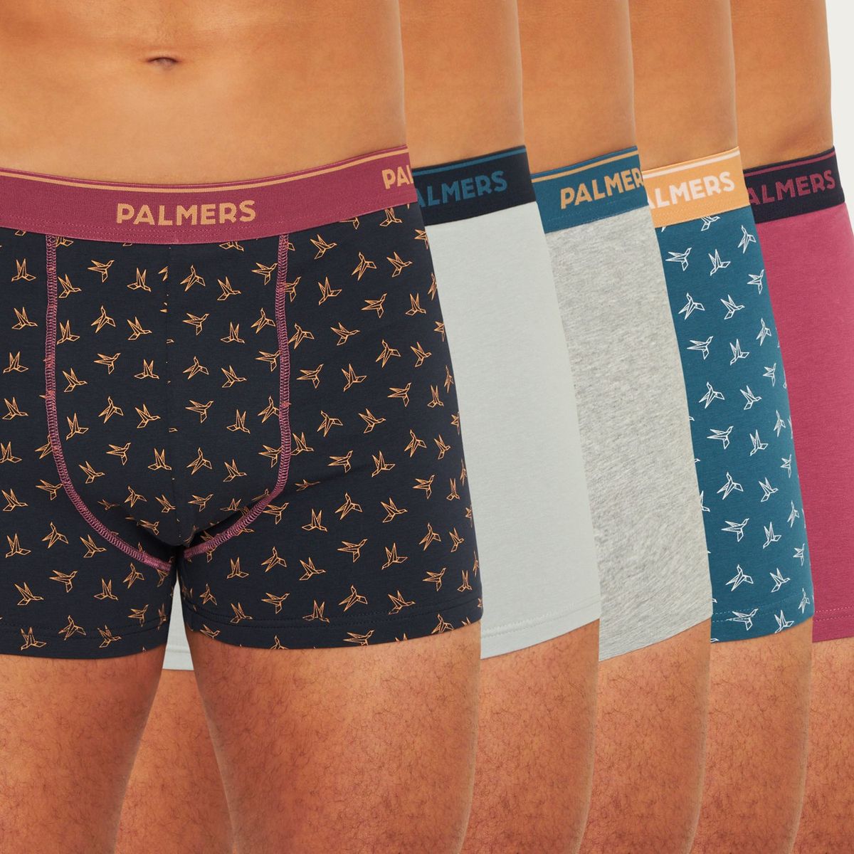 PALMERS - Pack 5 Boxer Medio Algodón Hombre Palmers