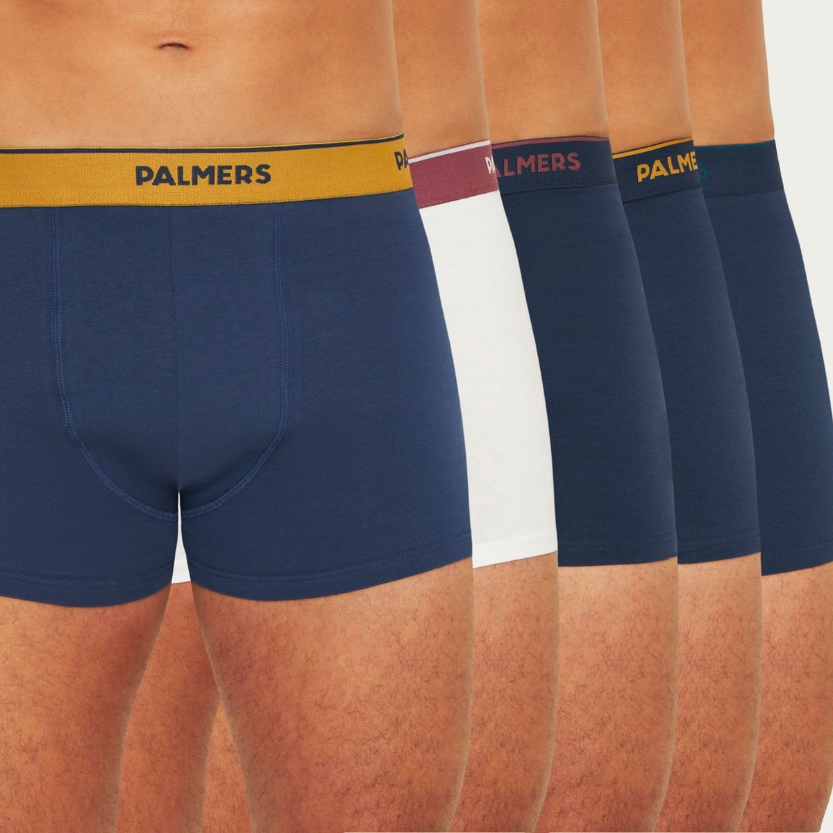 PALMERS - Pack 5 Boxer Medio Algodón Hombre Palmers
