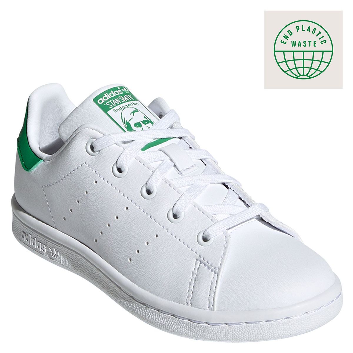 ADIDAS ORIGINALS - Zapatillas Urbanas Niños Unisex adidas Stan Smith Primegreen Blanco