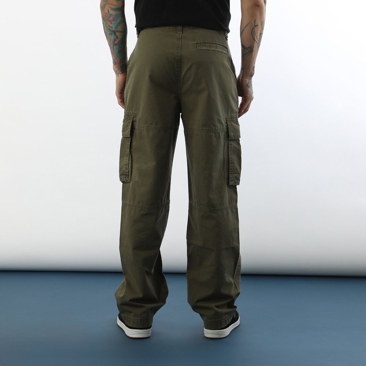 DENIMLAB - Pantalón Cargo Hombre Denimlab