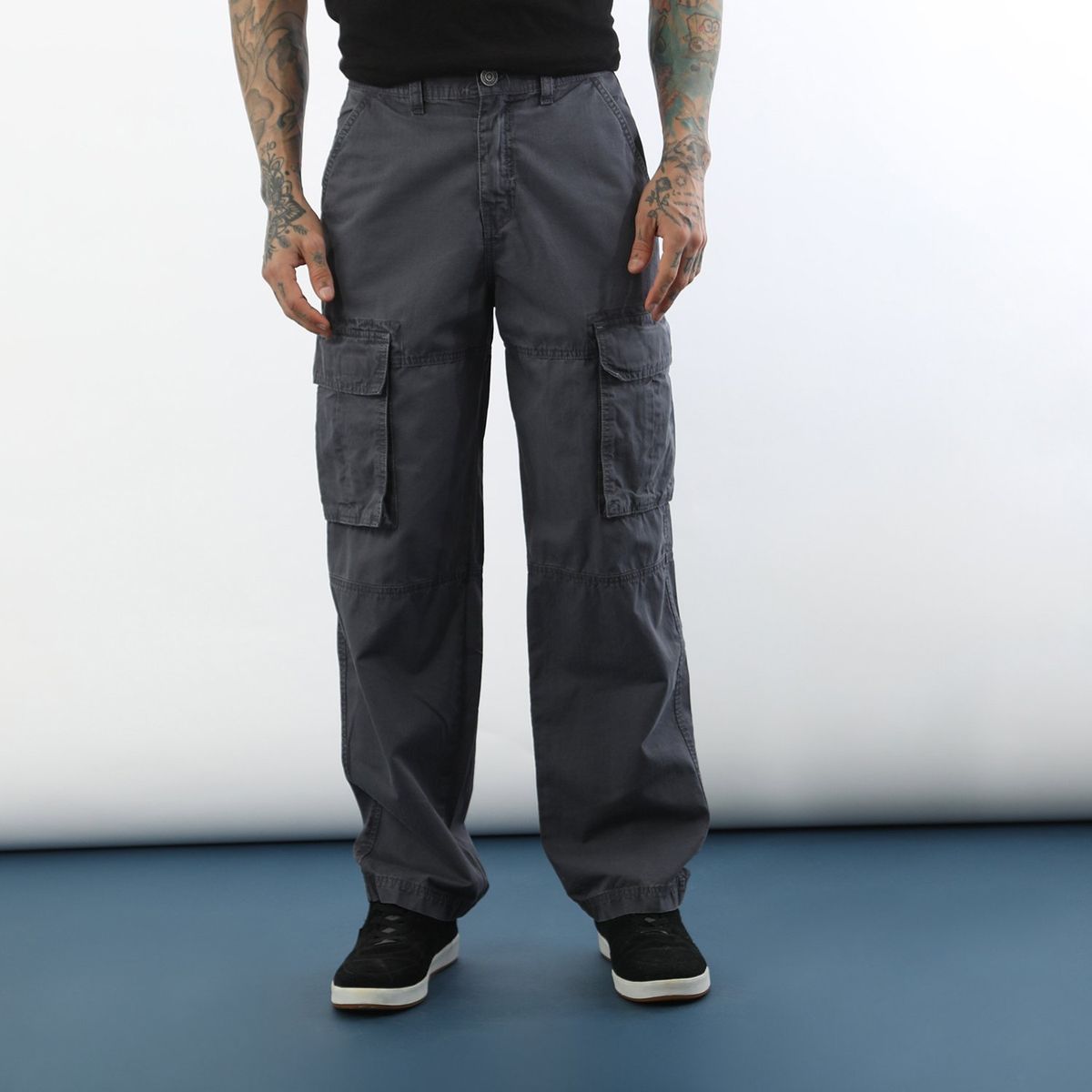 DENIMLAB - Pantalón Cargo Hombre Denimlab