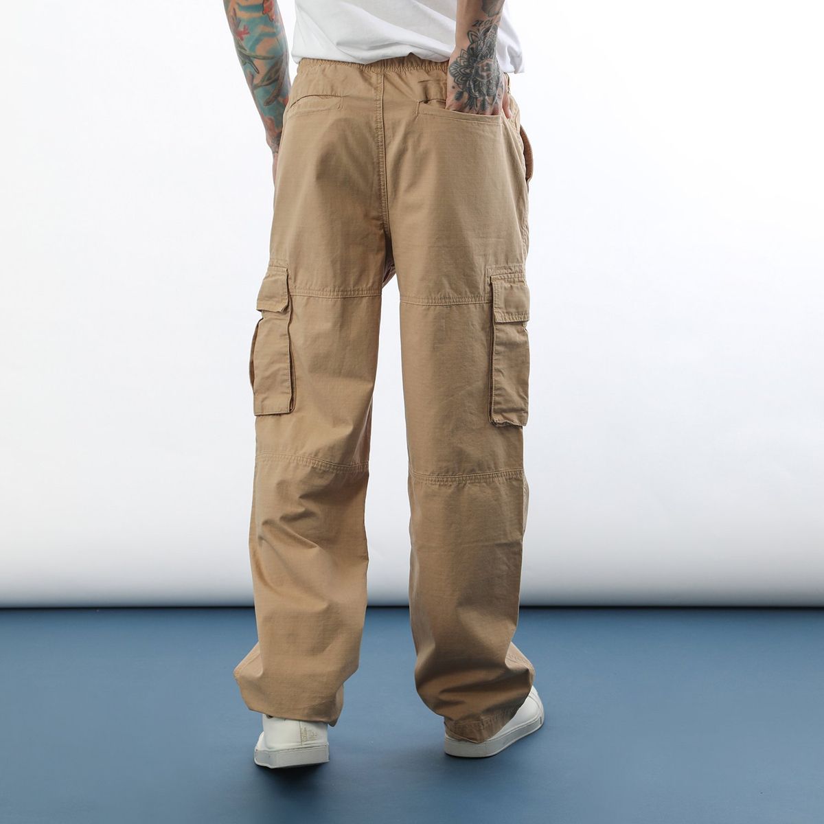 DENIMLAB - Pantalón Cargo Hombre Denimlab