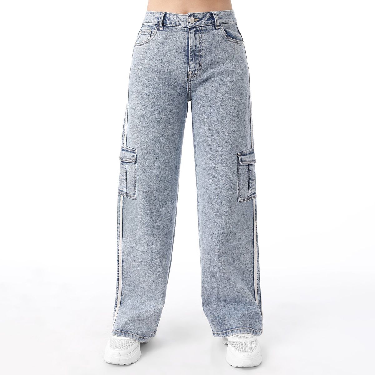 KANSAS - Jean Palazzo Algodón Mujer Kansas