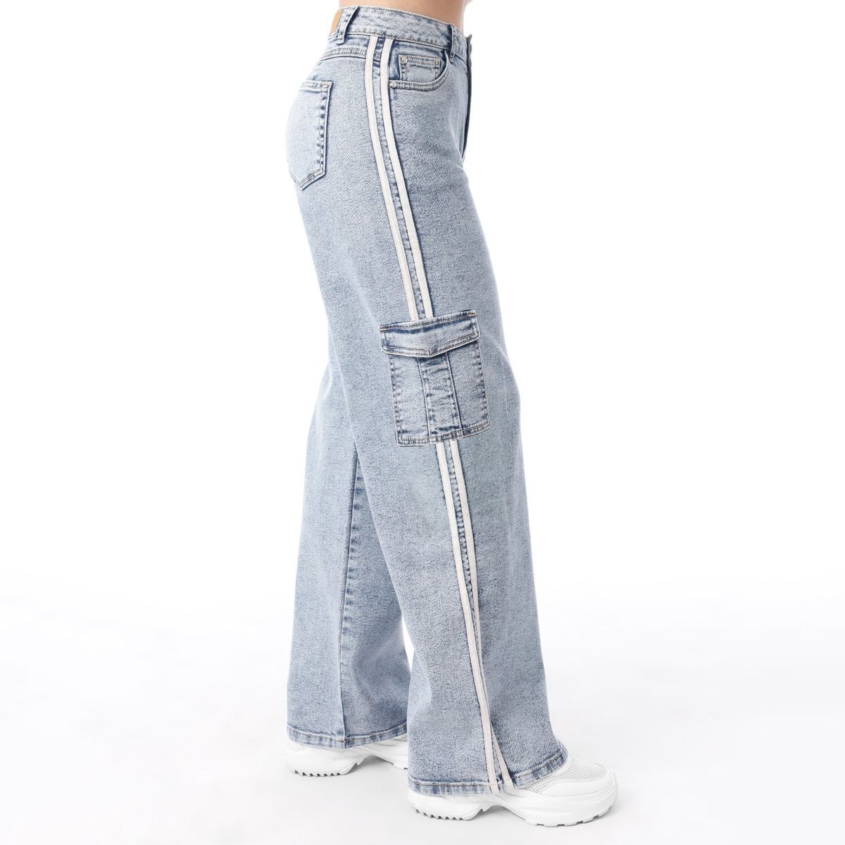 KANSAS - Jean Palazzo Algodón Mujer Kansas