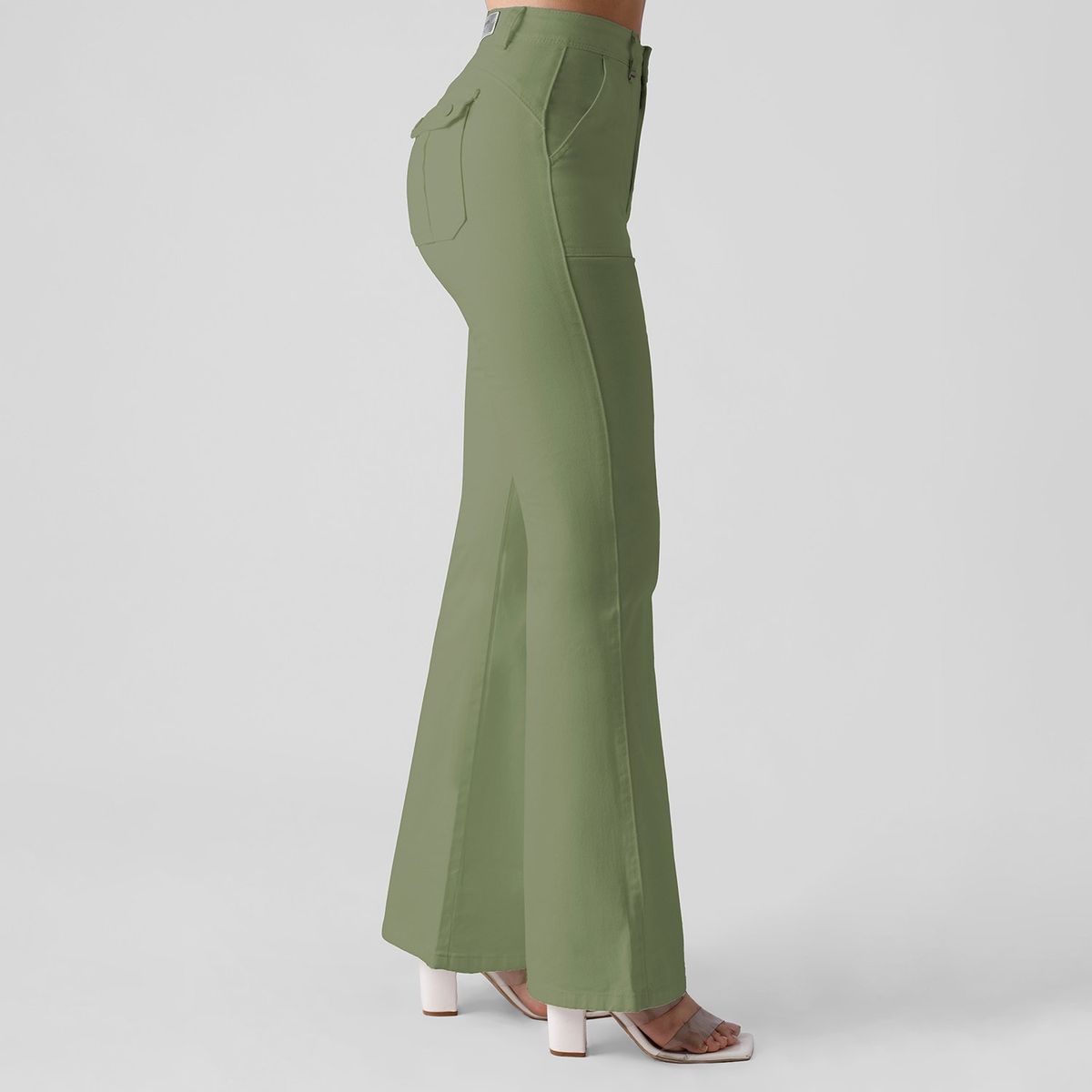 KANSAS - Jean Flare Algodón Mujer Kansas