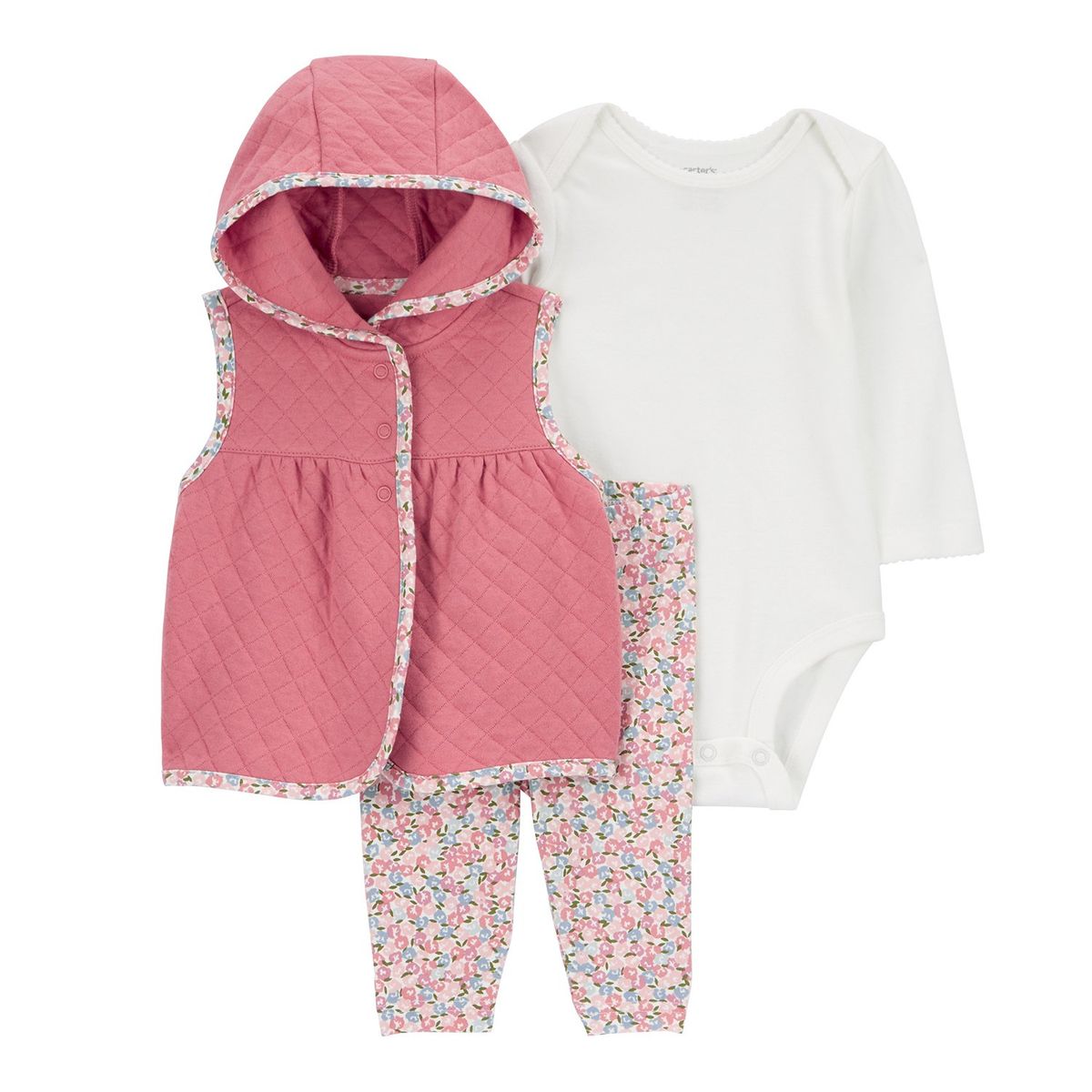 CARTER'S - Conjunto 3 Piezas Bebé Niña Carters