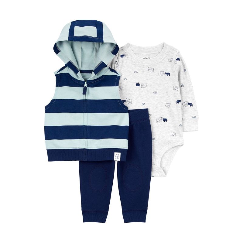 CARTER'S - Conjunto 3 Piezas Bebé Niño Carters