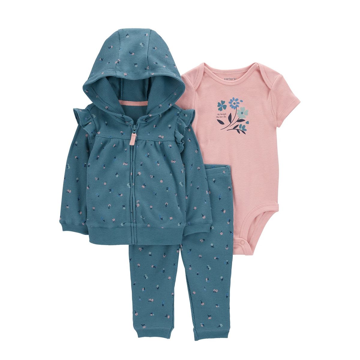CARTER'S - Conjunto 4 Piezas Bebé Niña Carters