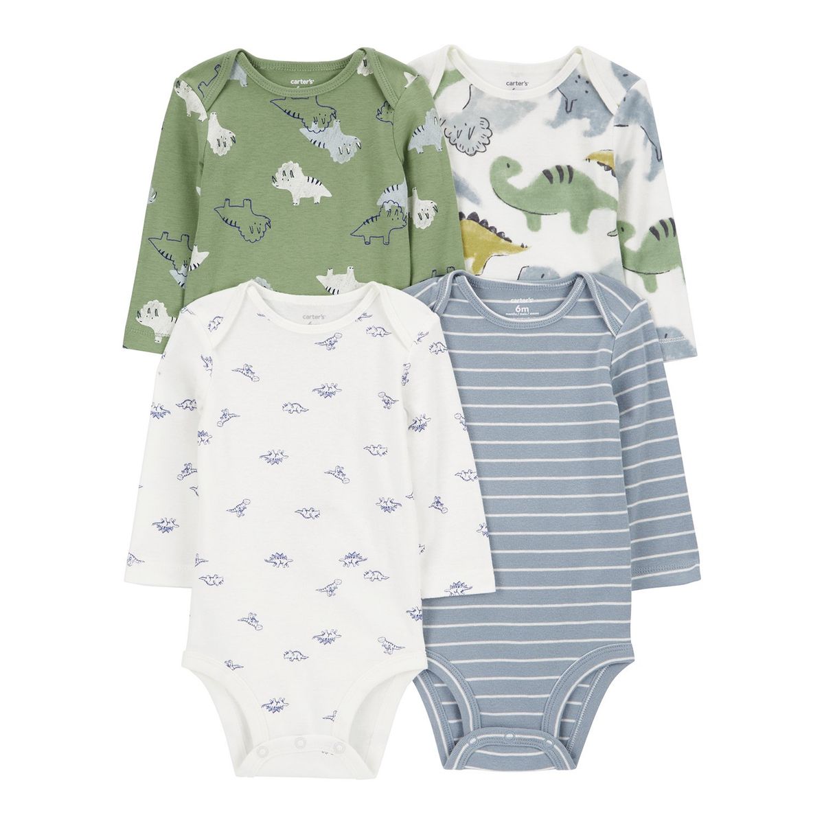 CARTER'S - Body Pack X4 Bebé Niño Carters