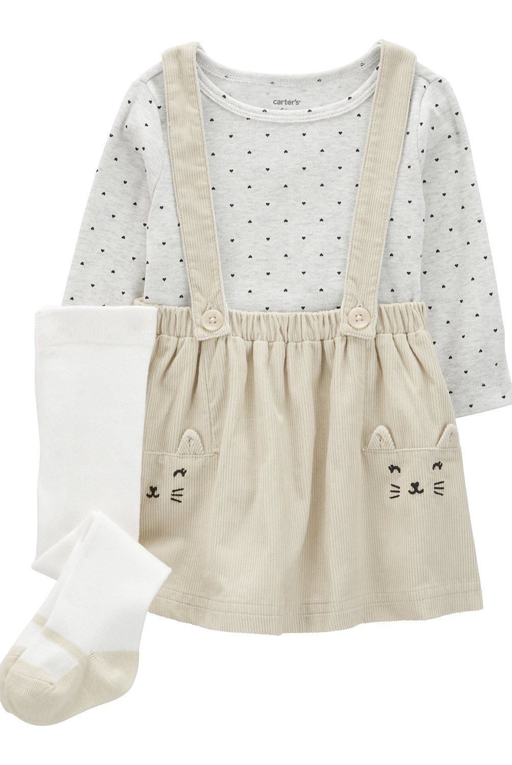CARTER'S - Set 3 Piezas Bebé Niña Carters