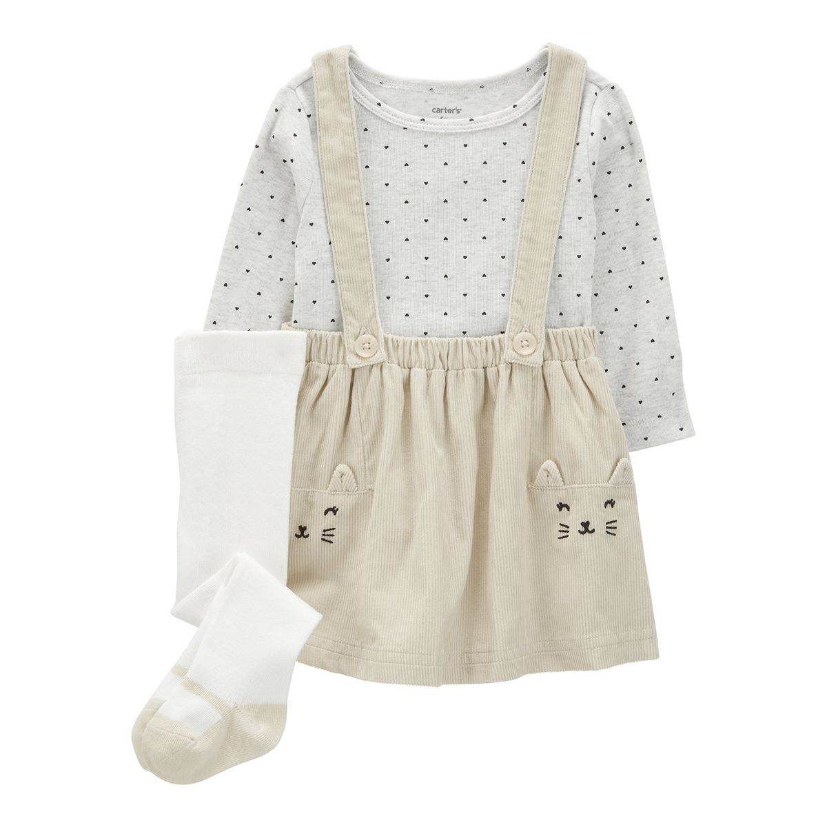 CARTER'S - Set 3 Piezas Bebé Niña Carters