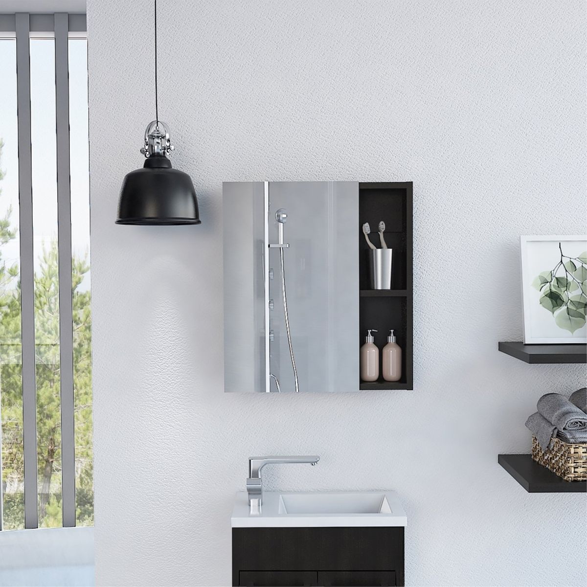 TUHOME - Botiquin Manchester - Wengue