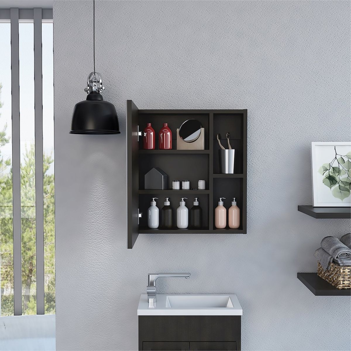 TUHOME - Botiquin Manchester - Wengue