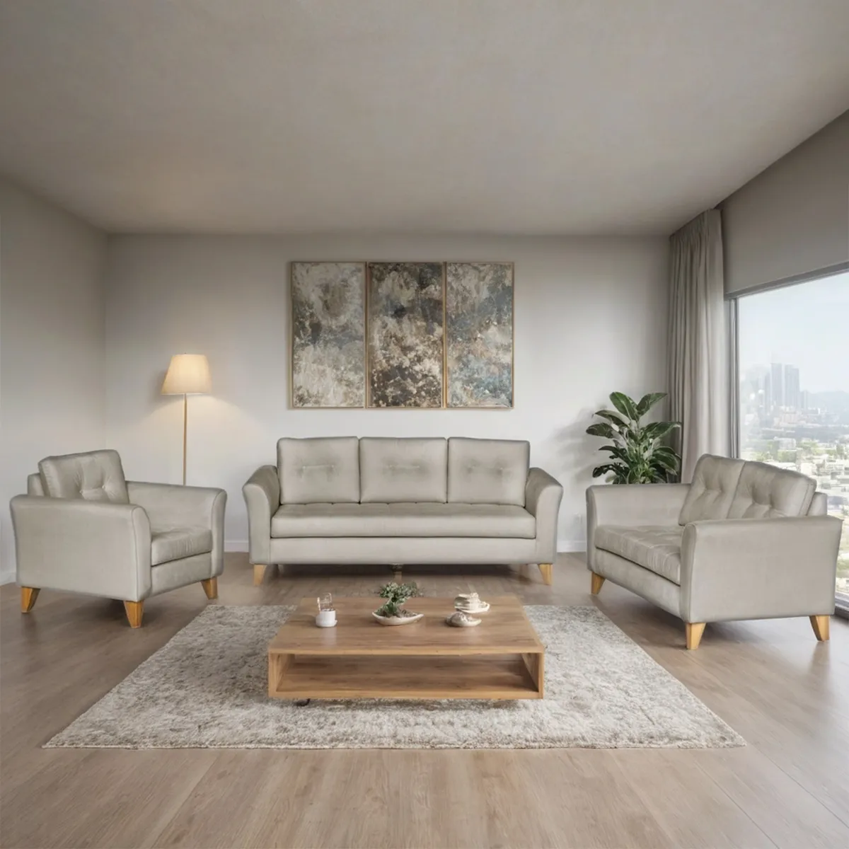 MICA - Juego de Sala Isabel 3-2-1 Cuerpos