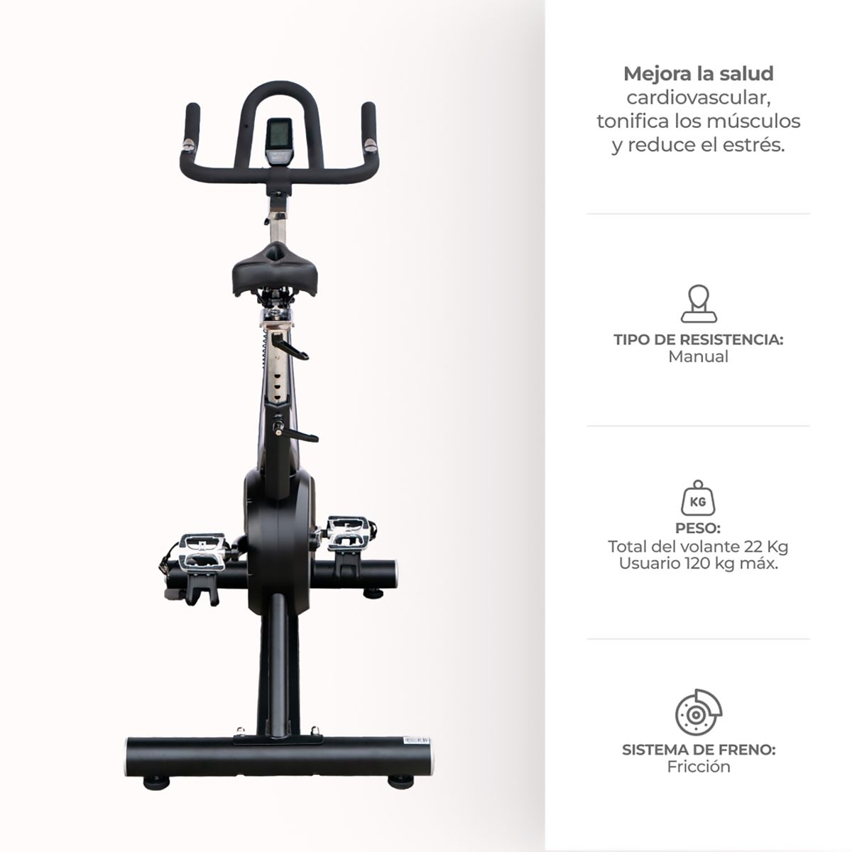 PRESTIGE BY MONARK - Bicicleta Spinning Prestige S5007 Monark