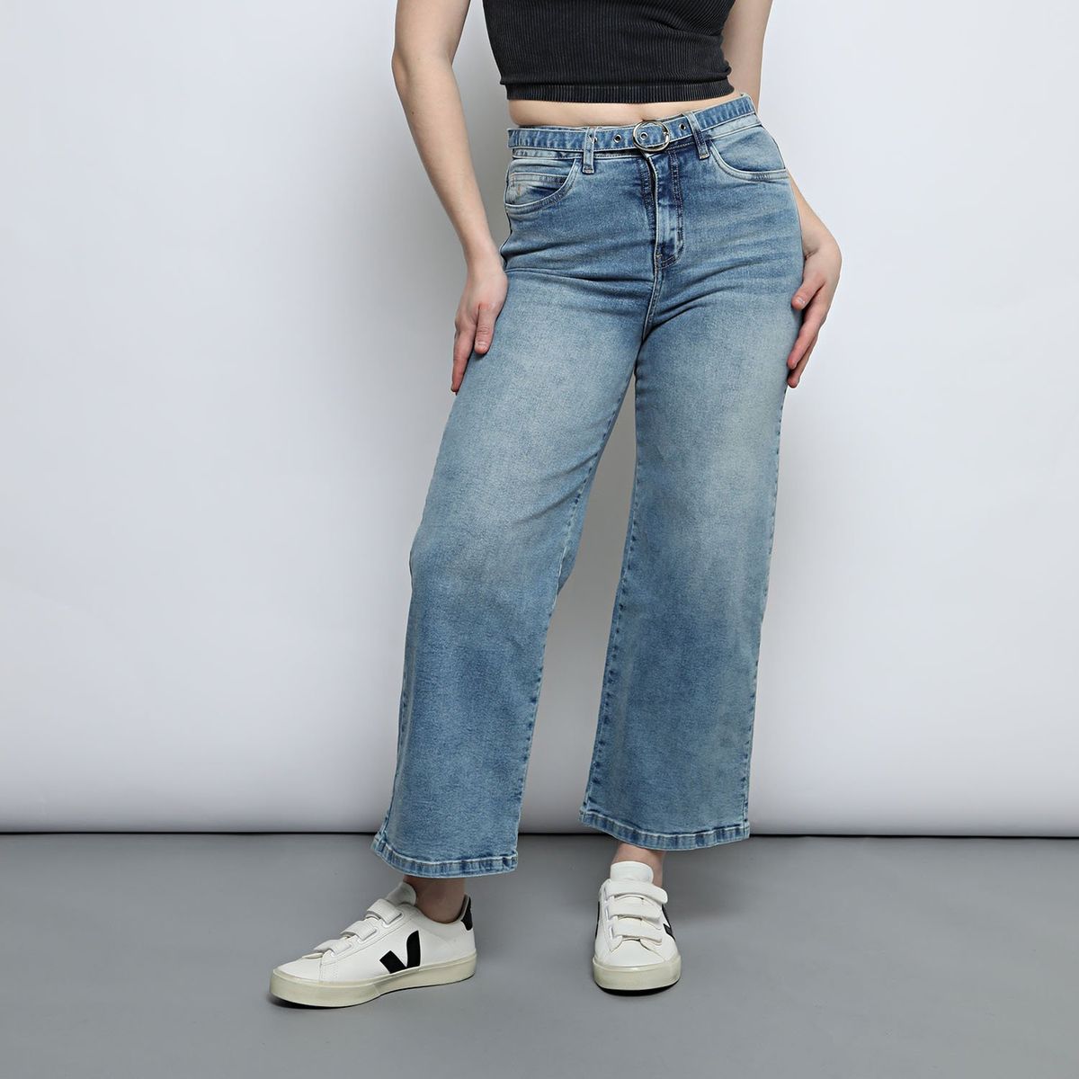 KAYRA POBLET - Jean Algodón Recto Mujer Kayra