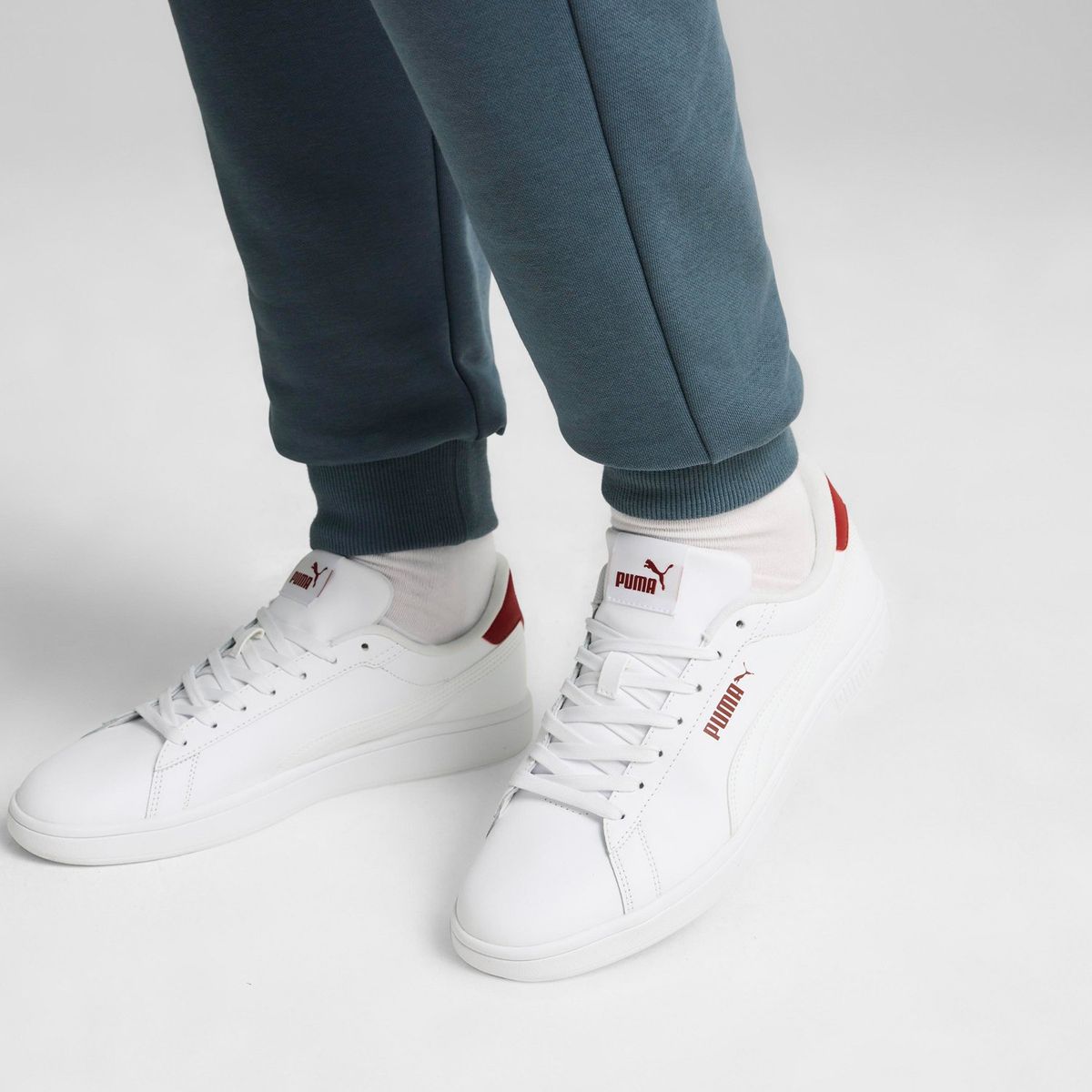 PUMA - Zapatillas Urbanas Hombre Puma Smash 3.0 Cuero