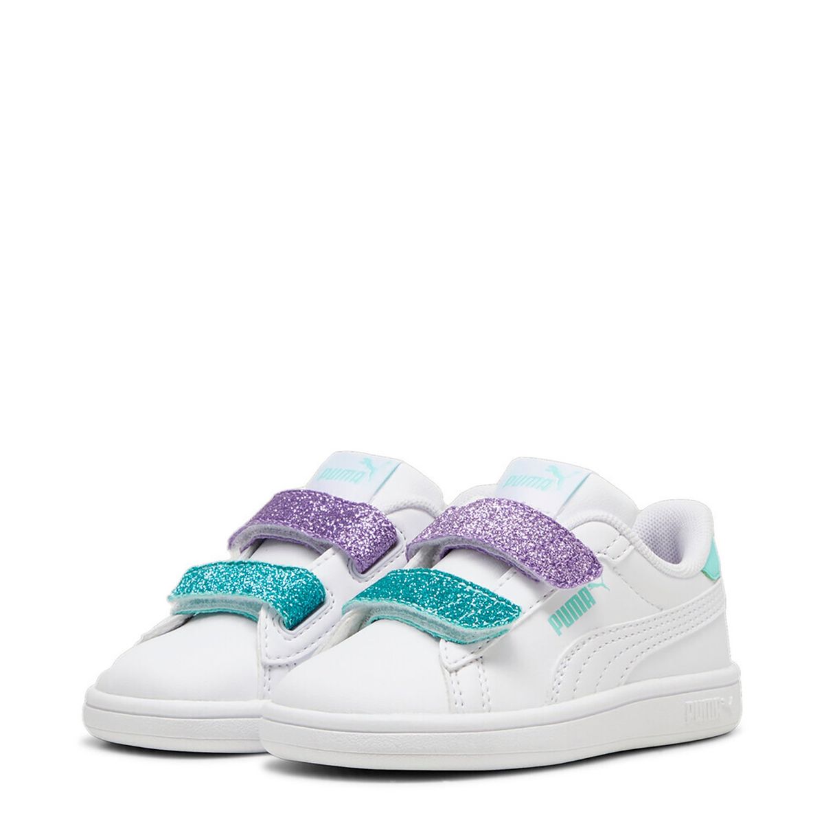 PUMA - Zapatillas urbanas Niña Puma Smash 3.0 L Glitter Velcro V Inf