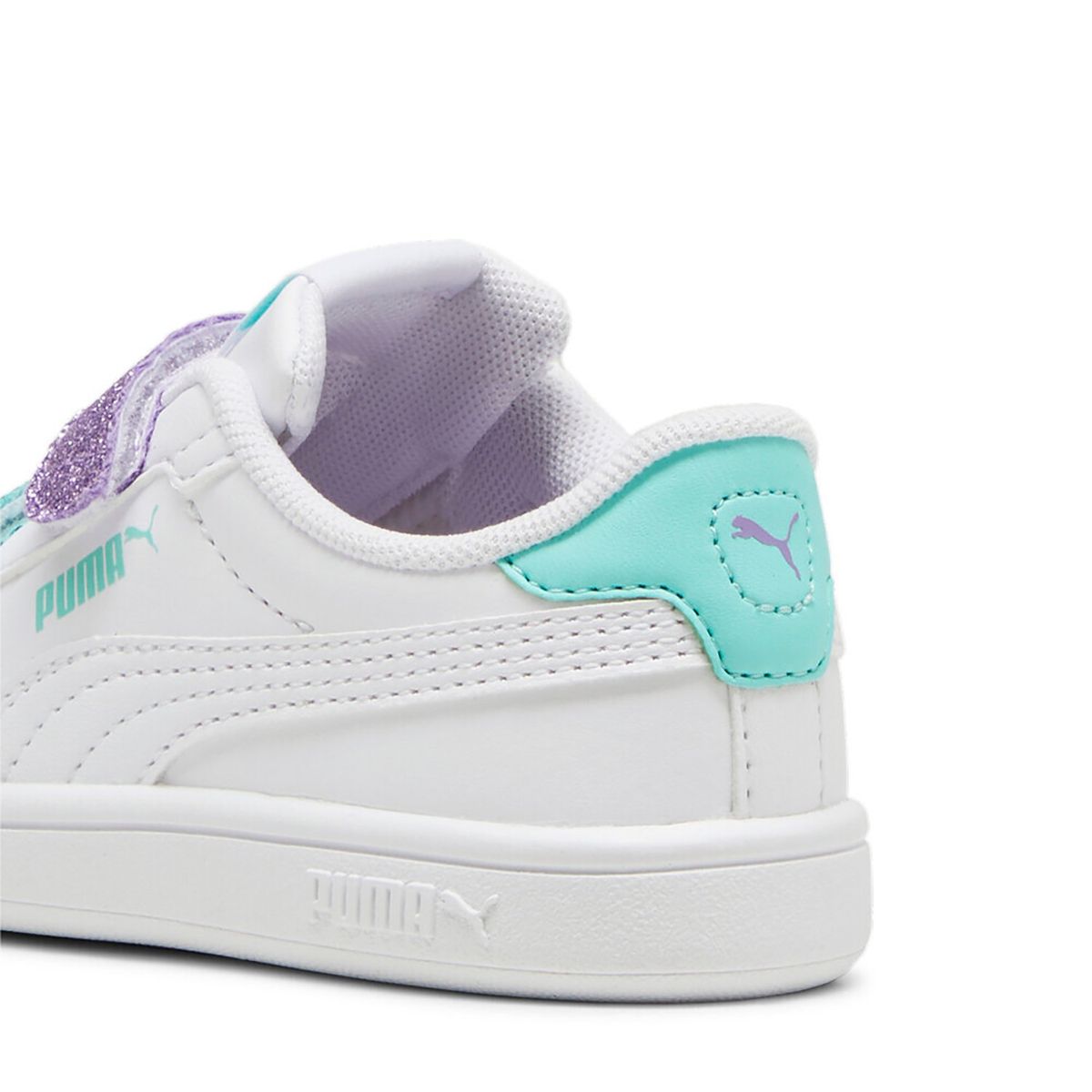 PUMA - Zapatillas urbanas Niña Puma Smash 3.0 L Glitter Velcro V Inf