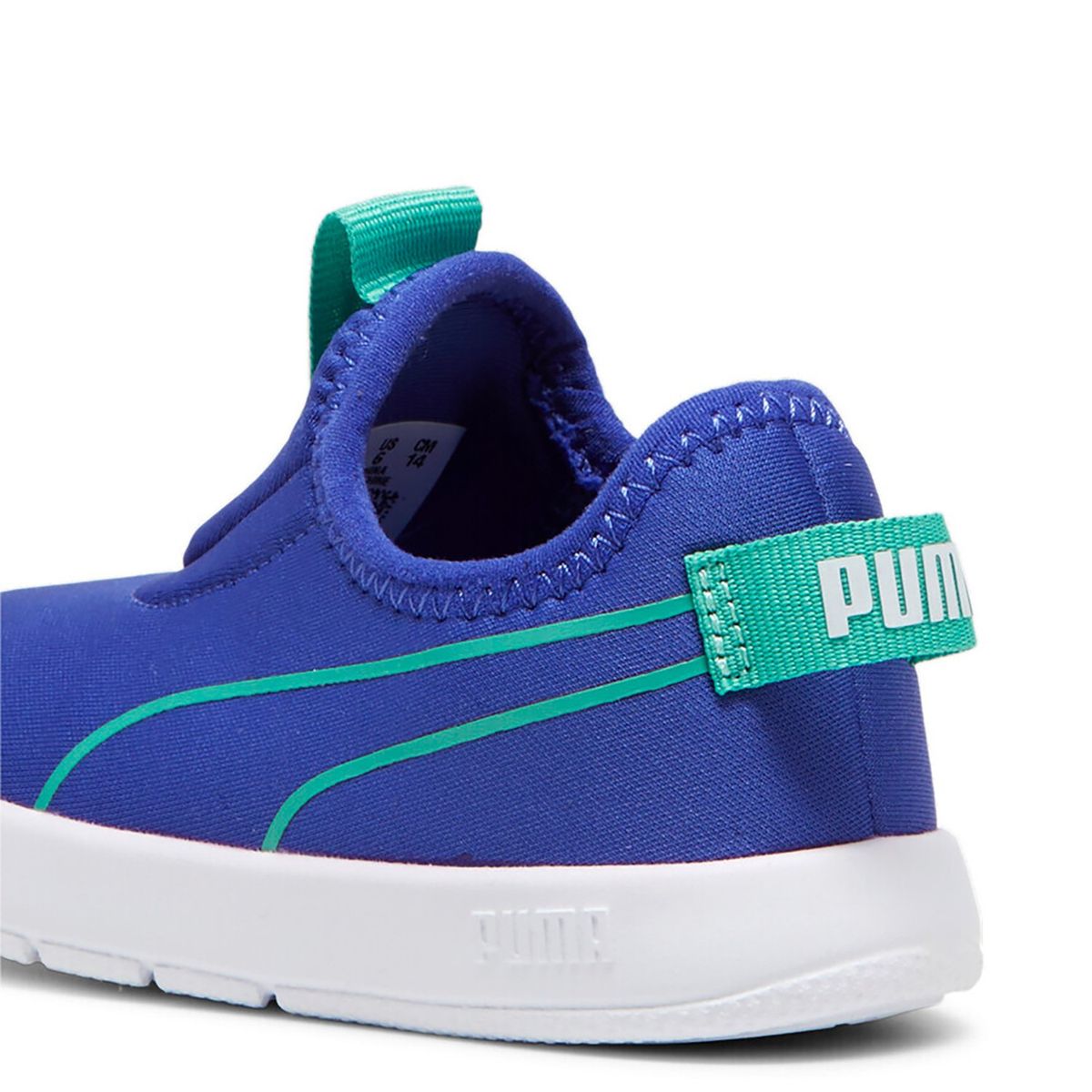 PUMA - Zapatillas urbanas Niño Courtflex v3 Slip On Inf