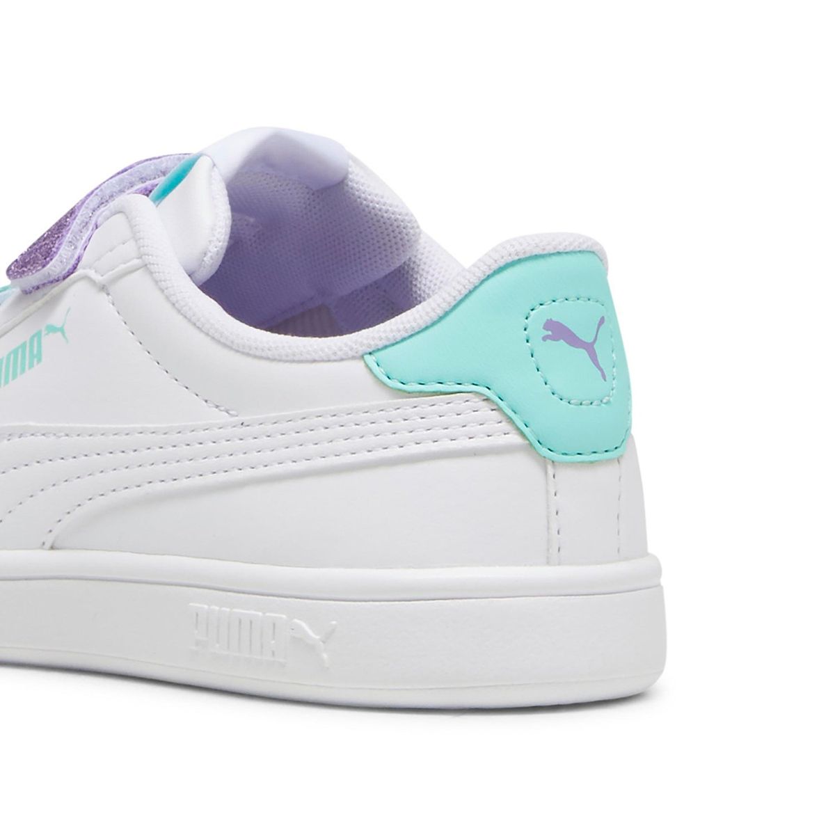 PUMA - Zapatillas urbanas Niña Puma Smash 3.0 L Glitter Velcro V PS