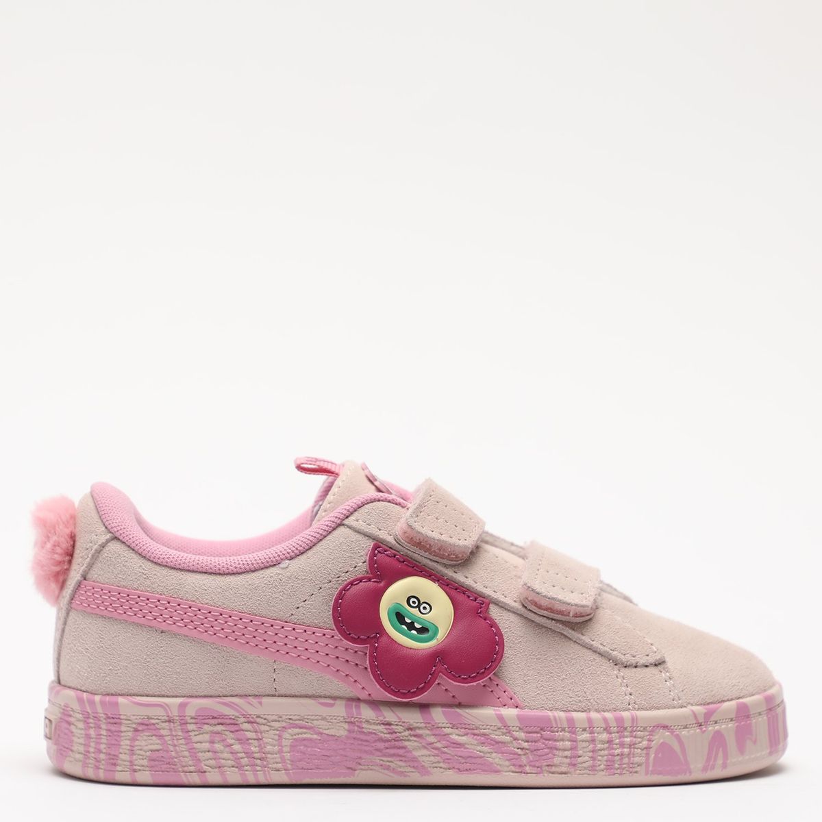 PUMA - Zapatillas urbanas Niña Suede Classic Trolls 2 V PS