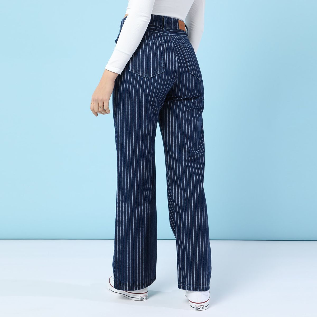 SYBILLA - Pantalón Straight 100% Algodón Mujer Sybilla