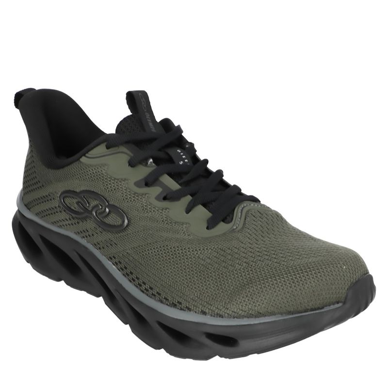 OLYMPIKUS - Zapatillas Deportivas Running Hombre Olympikus Diffuse 5-260 Militar Negro Negro
