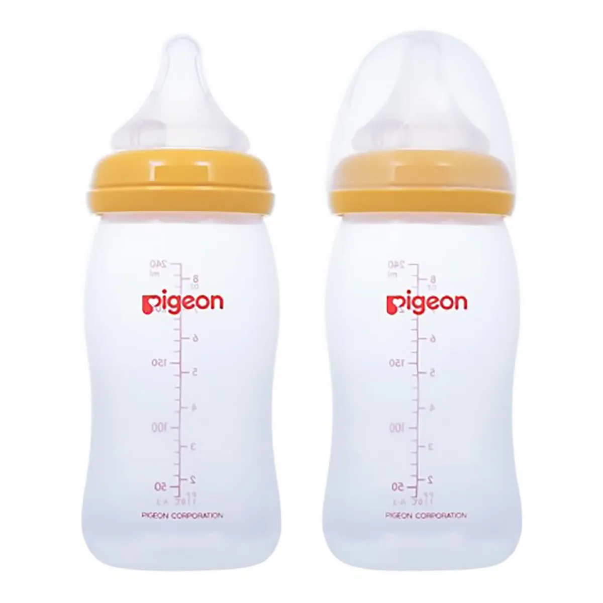 PIGEON - Pack X2 Biberon Boca Ancha 240 Ml Pigeon