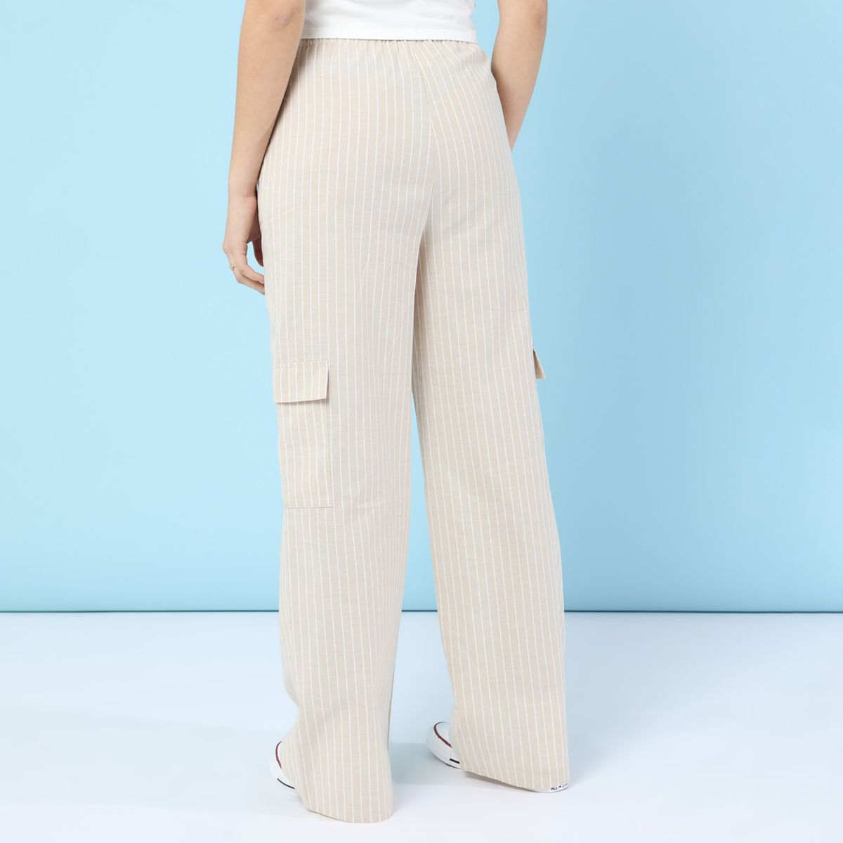 SYBILLA - Pantalón 100% Algodón Mujer Sybilla