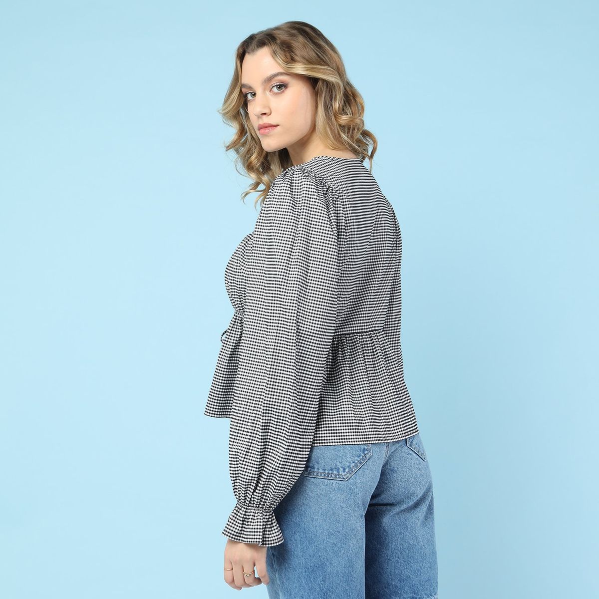 SYBILLA - Blusa Manga 3/4 Algodón Mujer Sybilla