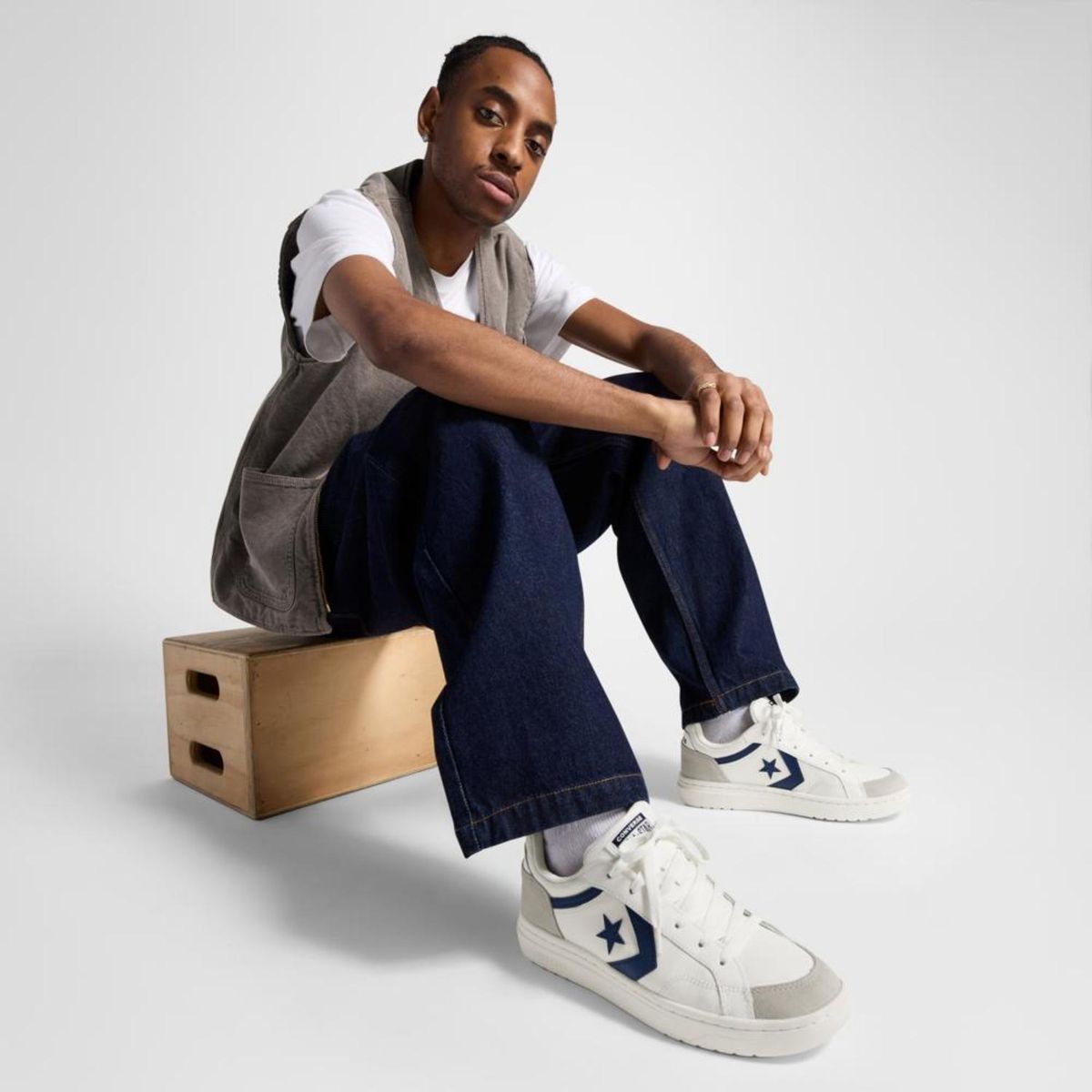 CONVERSE - Zapatillas Urbanas Hombre Converse Pro Blz Cla Retro 90s Beige