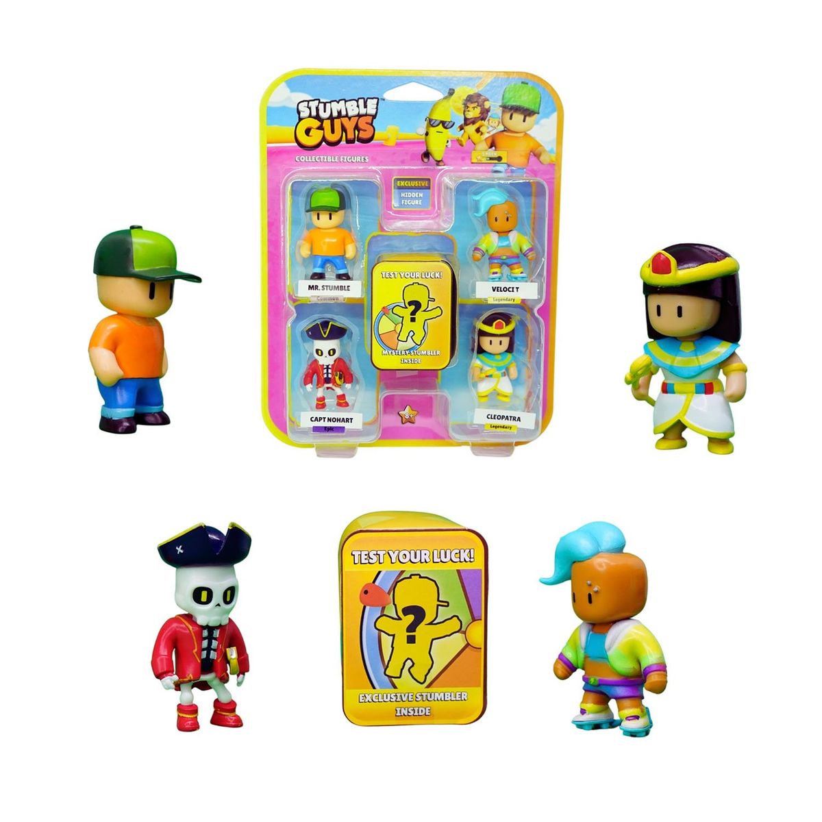 STUMBLE GUYS - Pack 5 Figuras 5 Cms Stumble Guys