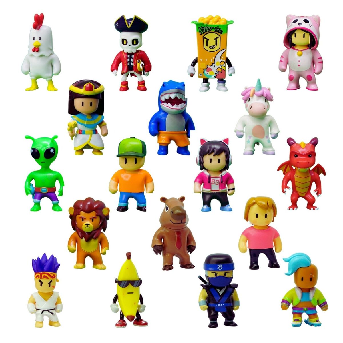 STUMBLE GUYS - Pack 8 Figuras 5 Cms Stumble Guys