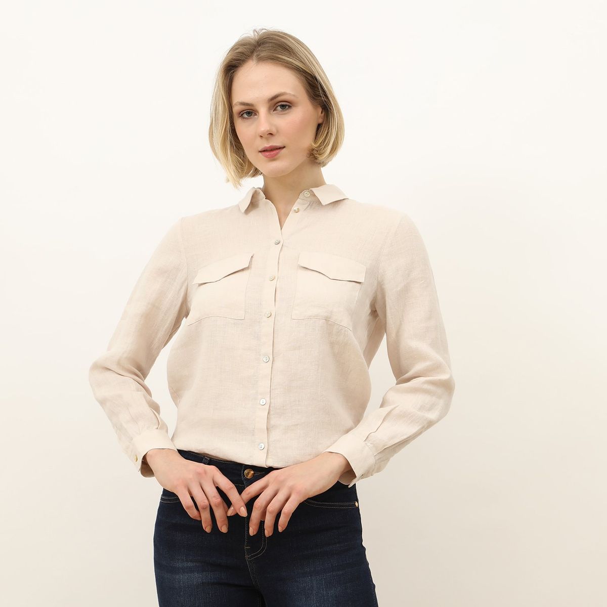 MAISON 123 - Blusa Manga Larga Mujer Maison 123