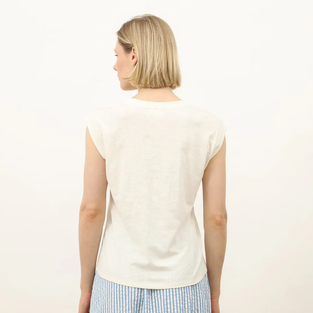 MAISON 123 - Polo Manga Corta 100% Algodón Mujer Maison 123