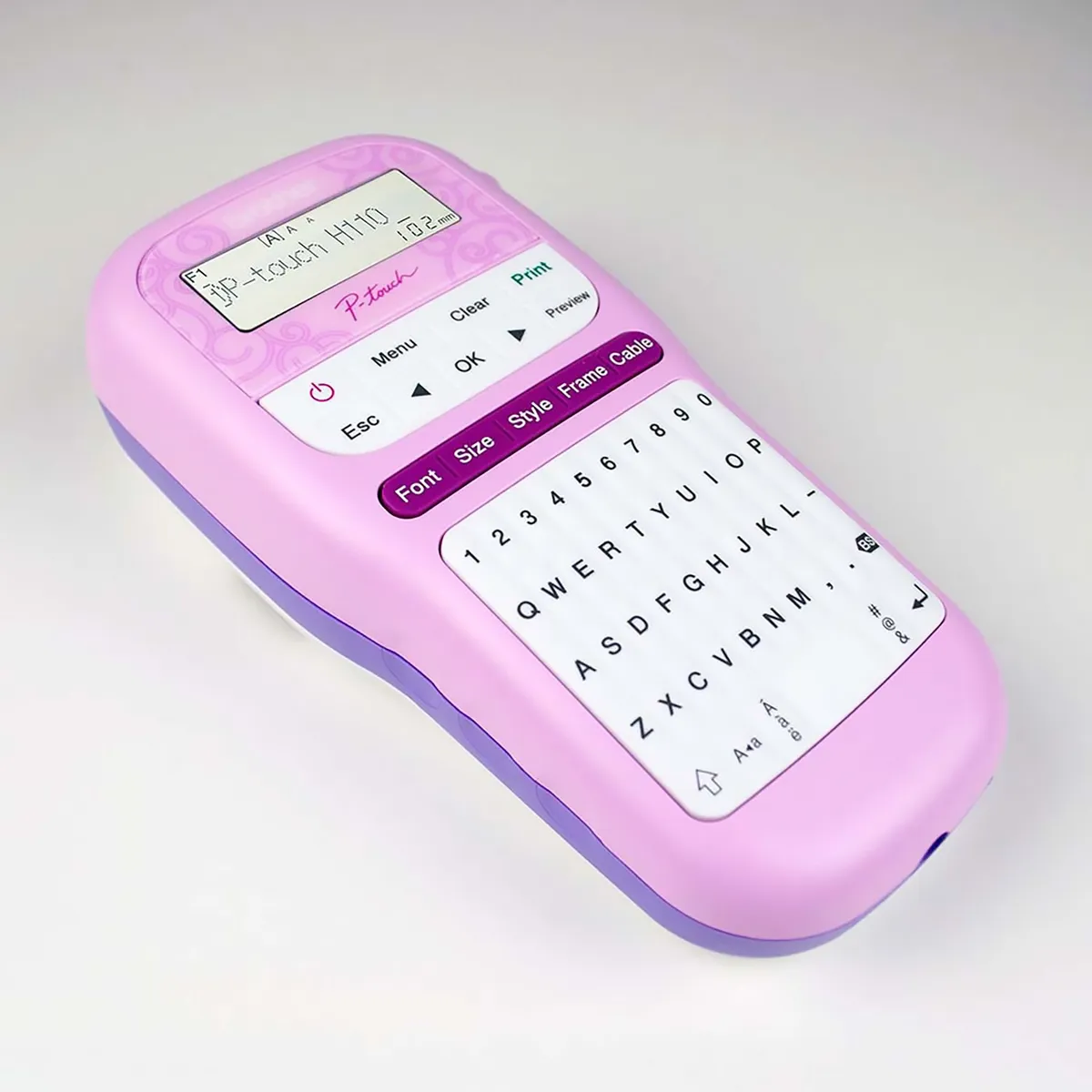 BROTHER - Rotuladora Portátil Rosada Brother PTH110PK