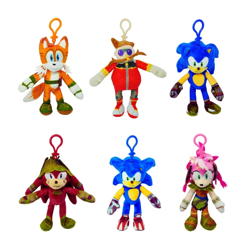 SONIC - Peluche De 15cm Con Clip Para Colgar Sonic