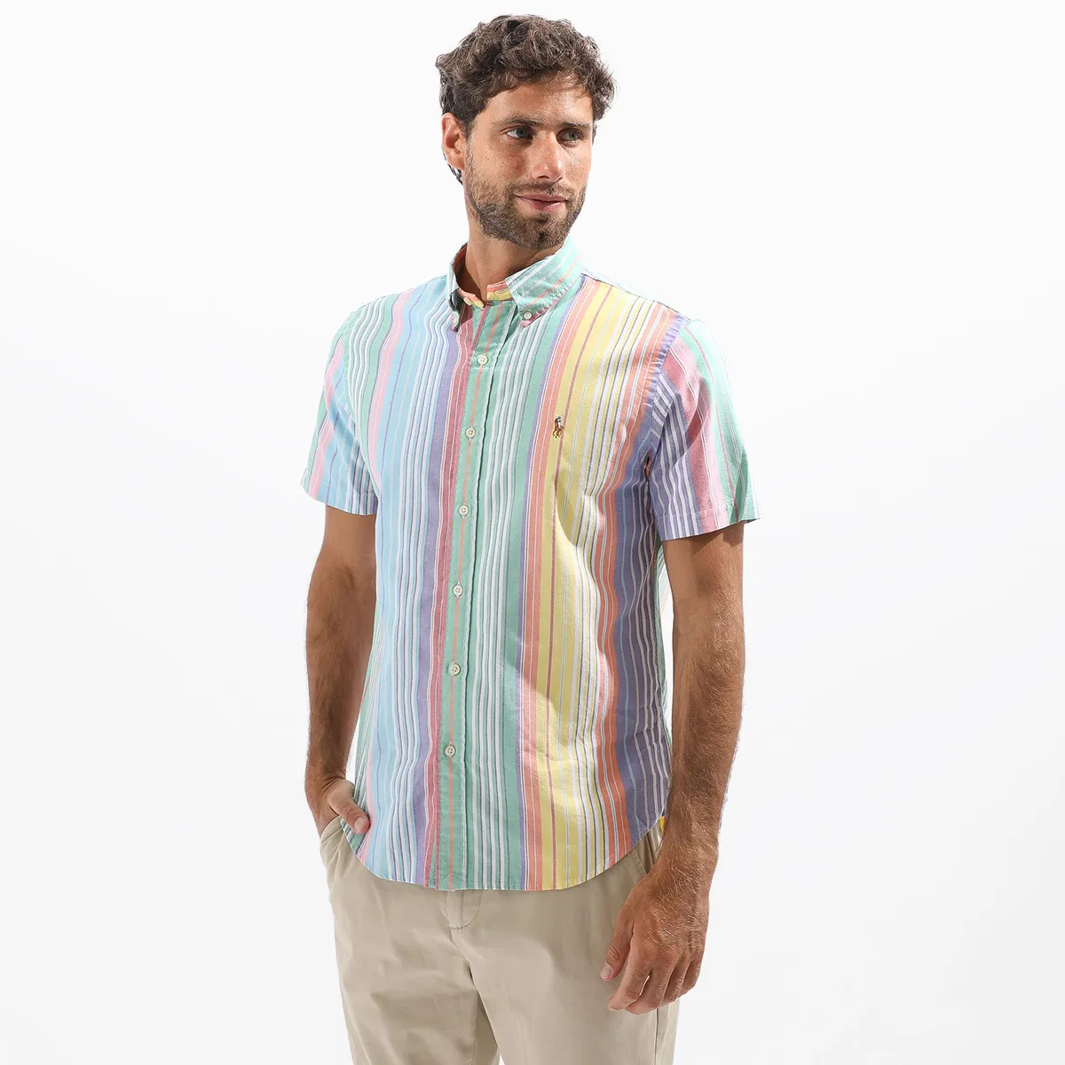 POLO RALPH LAUREN - Camisa 100% Algodón Slim Fit Hombre Polo Ralph Lauren 