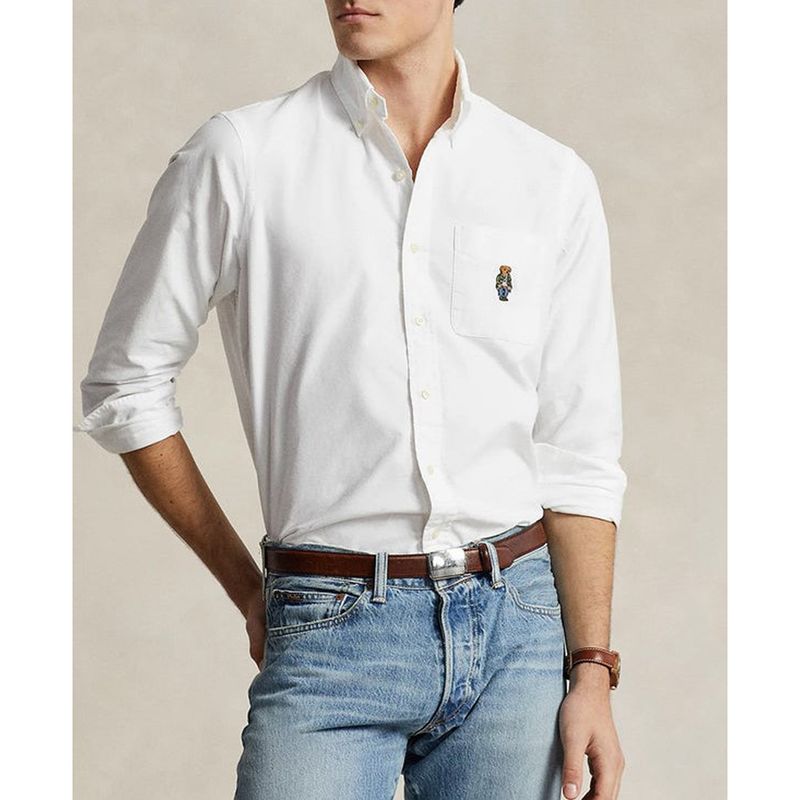 POLO RALPH LAUREN - Camisa 100% Algodón Slim Fit Hombre Polo Ralph Lauren